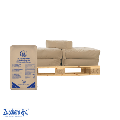 ZS25PL - ZUCCHERO SEMOLATO 2° CEE IN SACCHI DA 25KG SICILIA 300KG