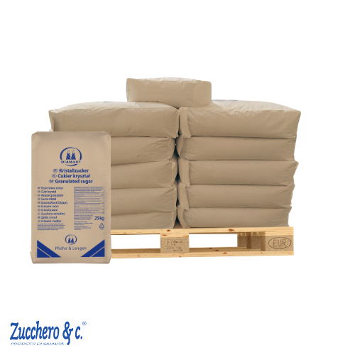 ZS25PL - ZUCCHERO SEMOLATO 2° CEE IN SACCHI DA 25KG SARDEGNA 525KG