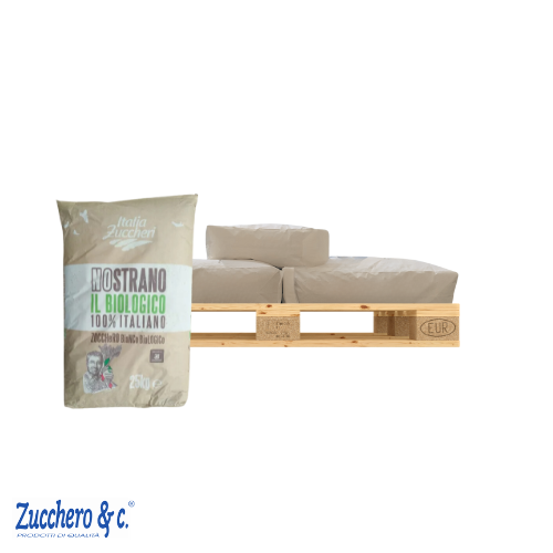 BIOITA - ZUCCHERO DI BARBABIETOLA BIOLOGICO 100% ITALIANO SACCHI DA 25 KG VENETO 100KG