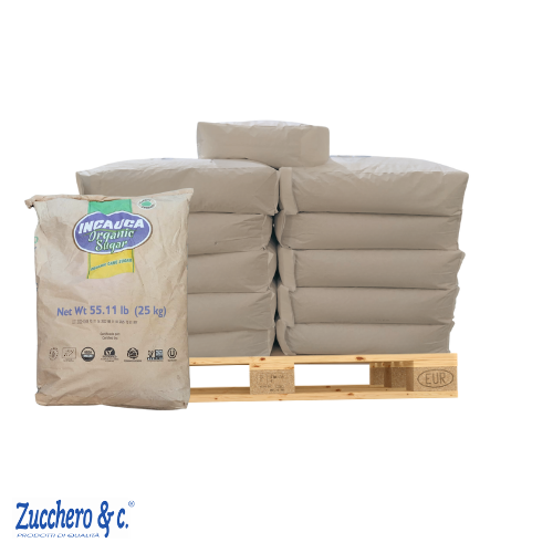 BIOWHITE - ZUCCHERO DI CANNA BIANCO BIOLOGICO IN SACCHI DA 25KG VENETO 525KG