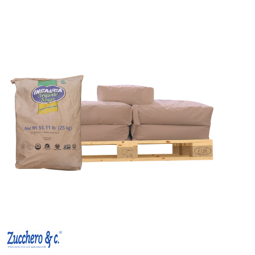 BIOZEXTRA - ZUCCHERO DI CANNA GREZZO BIOLOGICO IN SACCHI DA 25KG VENETO 300KG