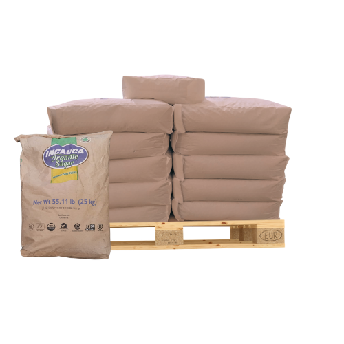 BIOZEXTRA - ZUCCHERO DI CANNA GREZZO BIOLOGICO IN SACCHI DA 25KG EMILIA 525KG