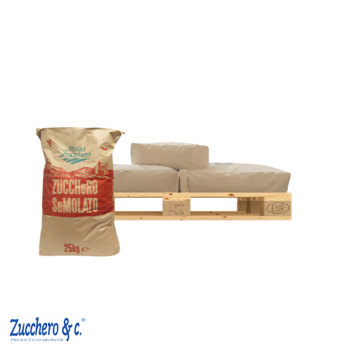 ZS25 - ZUCCHERO SEMOLATO 2° CEE 100% ITALIANO IN SACCHI DA 25KG LAZIO 100KG